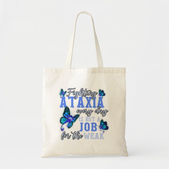 Tote Bag Ataxie Sensibilisation Paix Aimer Espoir Nous Port (Devant)