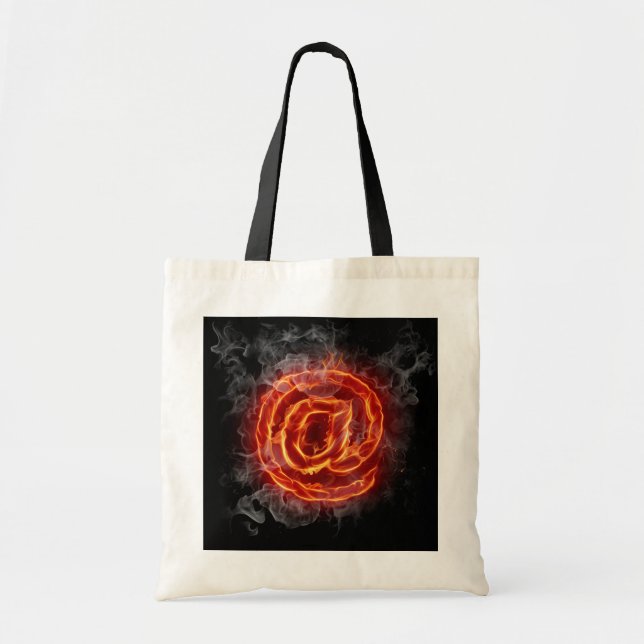 Tote Bag Athée - A brûlant @ (Devant)
