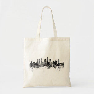 Tote Bag Atlanta Georgia Skyline noir blanc
