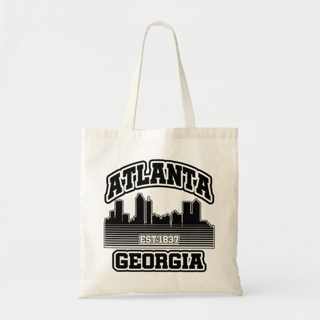 Tote Bag Atlanta, Géorgie (Devant)
