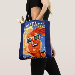 Tote Bag Atlantic City via Pennsylvania Railroad