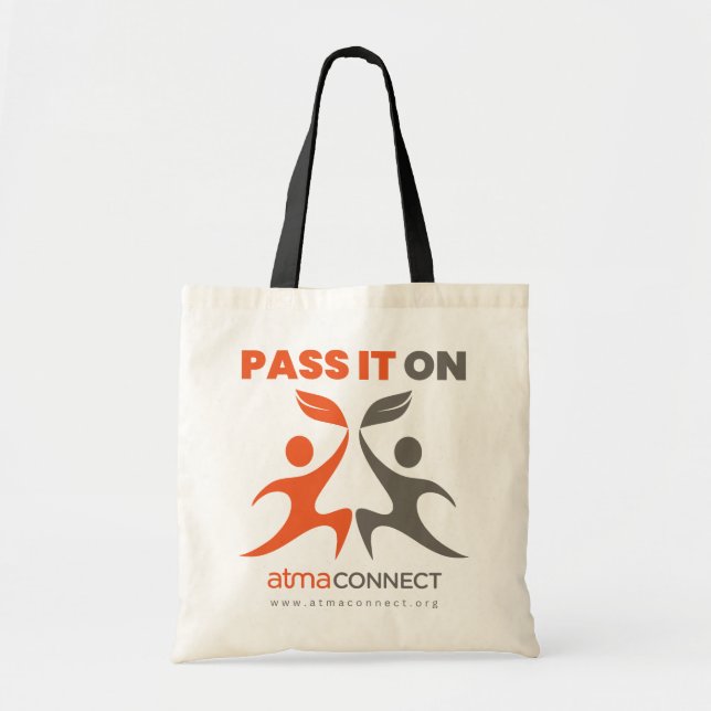 Tote Bag Atma : Passez-Le Sur (Devant)