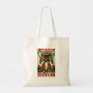 Tote Bag Attaque Des Robots Géants - Design 1