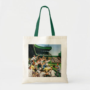 Tote Bag Atteindre la balle de course à domicile