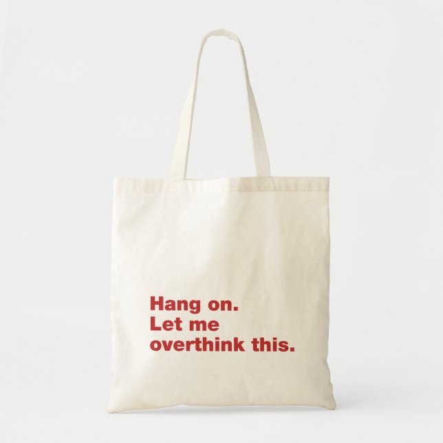 Tote Bag Attendez. Permettez-moi de revenir sur cette quest (Devant)