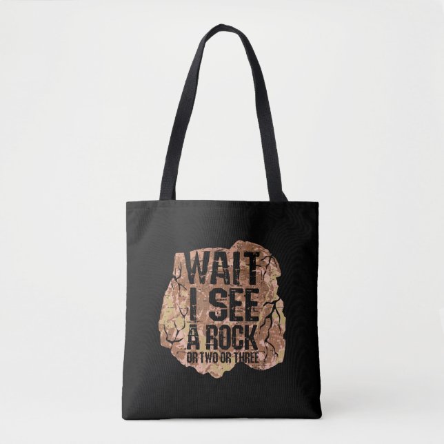 Tote Bag Attends De Voir Un Rock (Devant)