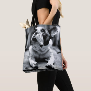 Tote Bag Attentes d'un bouledogue français de Lil