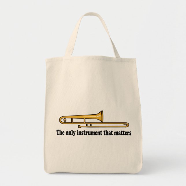 Tote Bag Attitude de trombone (Devant)