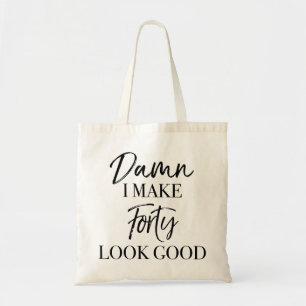 Tote Bag Attitude du 40e anniversaire