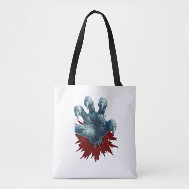 Tote Bag Attrapeur de friandises démoniaque (Devant)