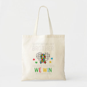 Tote Bag Attrapez ce mignon soutien à mon frère ensemble No