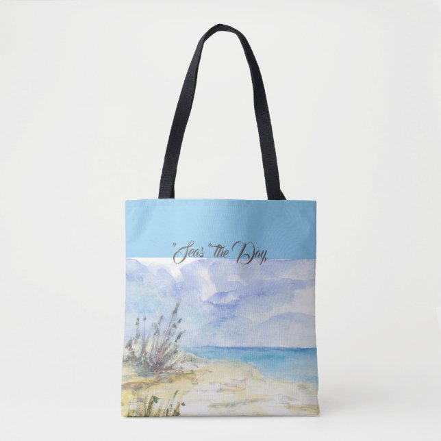 Tote Bag Au bord de la mer Fourre-tout (Devant)