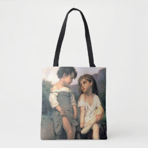 Tote Bag Au bord du ruisseau, Bouguereau