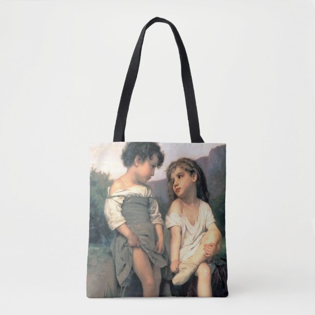 Tote Bag Au bord du ruisseau, Bouguereau (Devant)