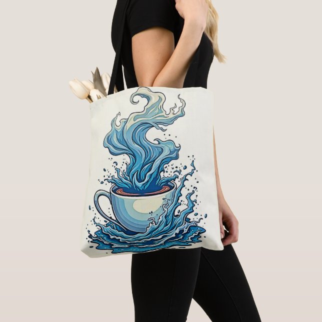 Tote Bag Au-delà de la tasse quotidienne (De près)