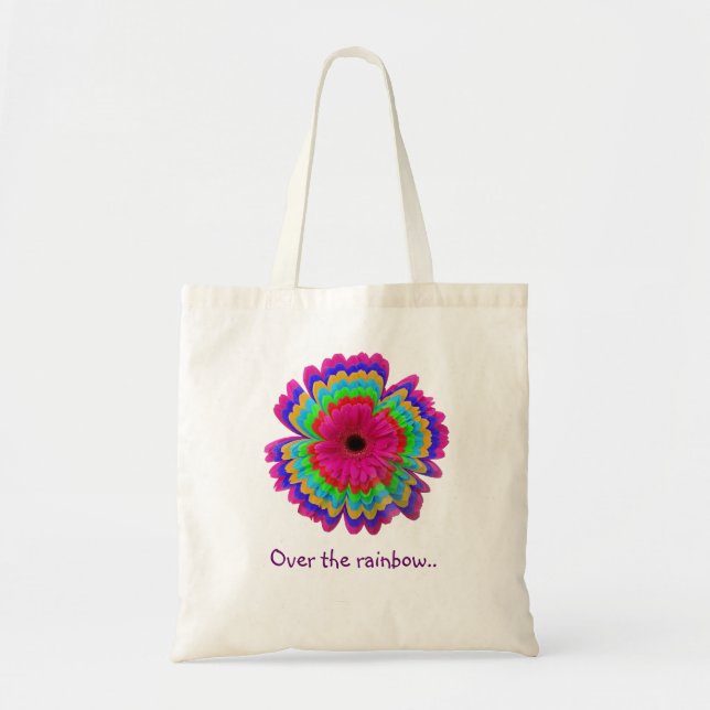 Tote Bag Au-dessus de l'arc-en-ciel (Devant)