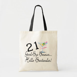 Tote Bag Au revoir barman du videur 21 bonjour