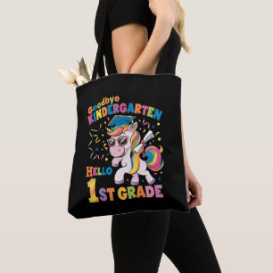 Tote Bag Au revoir maternelle bonjour CE1 licorne