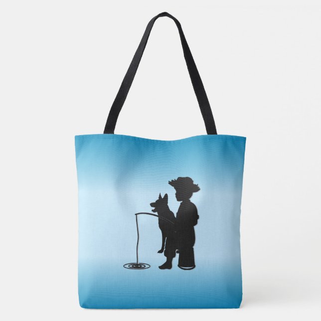 Tote Bag Au trou de pêche (Dos)