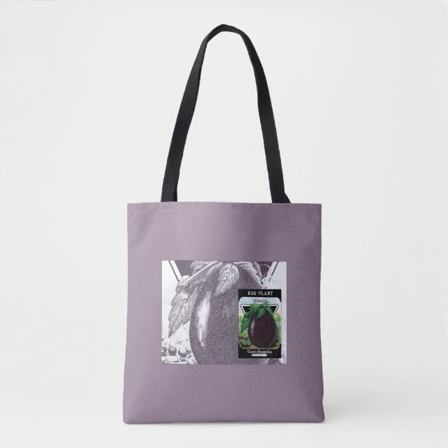 TOTE BAG AUBERGINE (Devant)