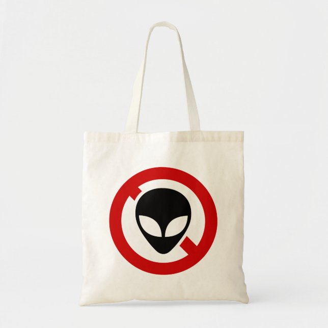 TOTE BAG AUCUN ALIEN (Devant)