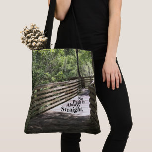 Tote Bag Aucun chemin n'est toujours droit