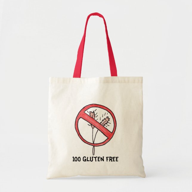 Tote Bag Aucun gluten/blé ne libèrent ! (Devant)