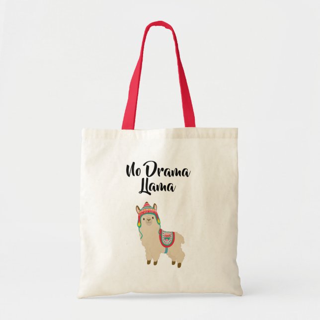 Tote Bag Aucun lama de drame (Devant)