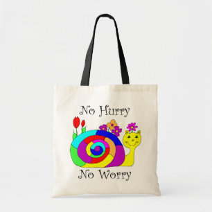 Tote Bag Aucune hâte, aucune inquiétude Slowpoke l'escargot