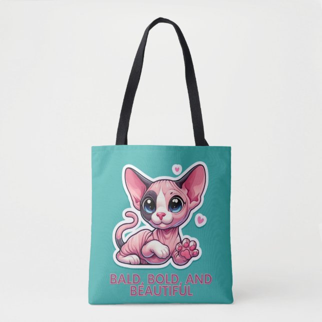 Tote Bag Audace et beauté sur Fourre-tout (Devant)