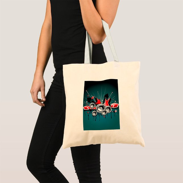 Tote Bag Audio haut-parleurs musicaux (Créateur téléchargé)