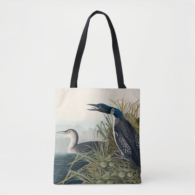 Tote Bag Audubon Bird Loon Diver Classic (Devant)