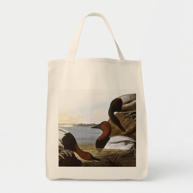 Tote Bag Audubon : Canvasback (Devant)