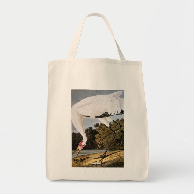 Tote Bag Audubon : Grue de huée (Devant)