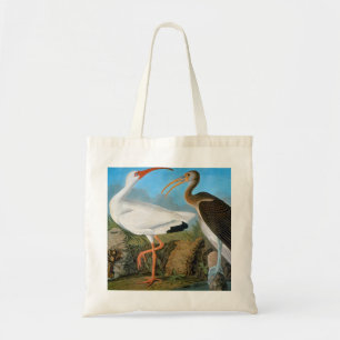 Tote Bag Audubon : Ibis blanc