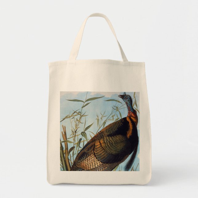 Tote Bag Audubon : La Turquie sauvage (Devant)