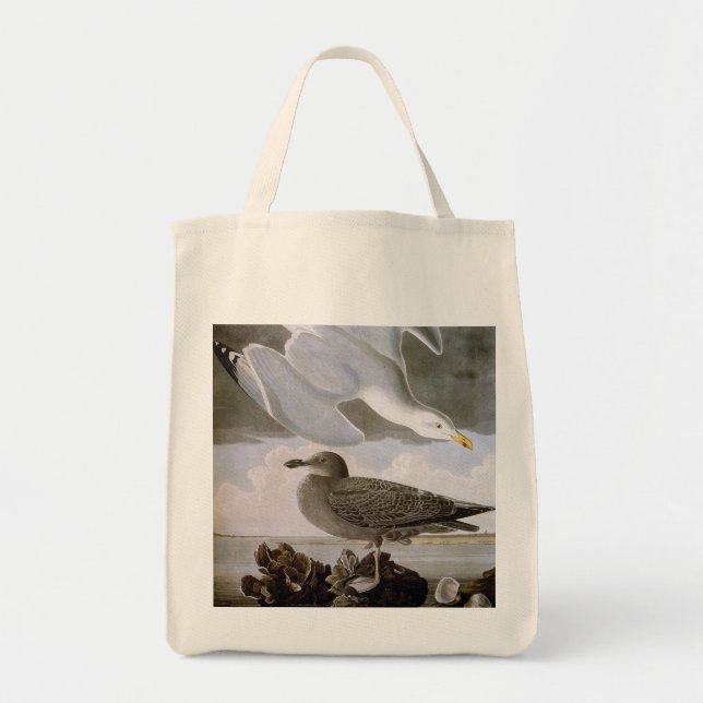 Tote Bag Audubon : Mouette d'harengs (Devant)