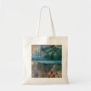 Tote Bag Augmentation de Pleine lune : Peinture organique