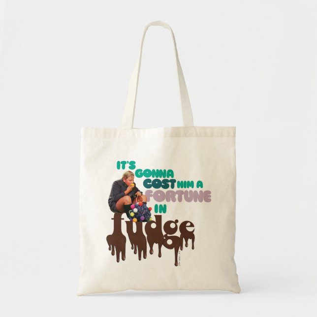 Tote Bag Augustus Gloop - A Fortune in Fudge (Devant)
