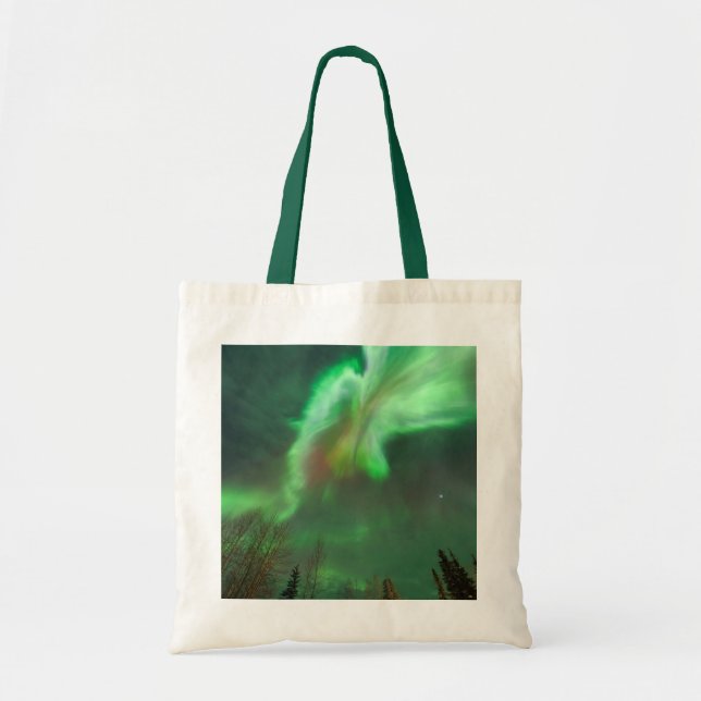 Tote Bag aurora boréale | Fairbanks (Devant)