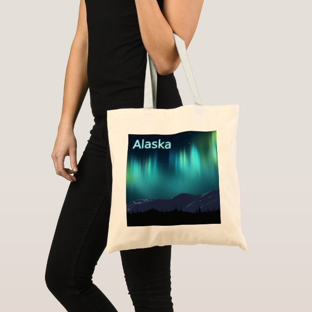 Tote Bag Aurora Borealis (Devant (produit))