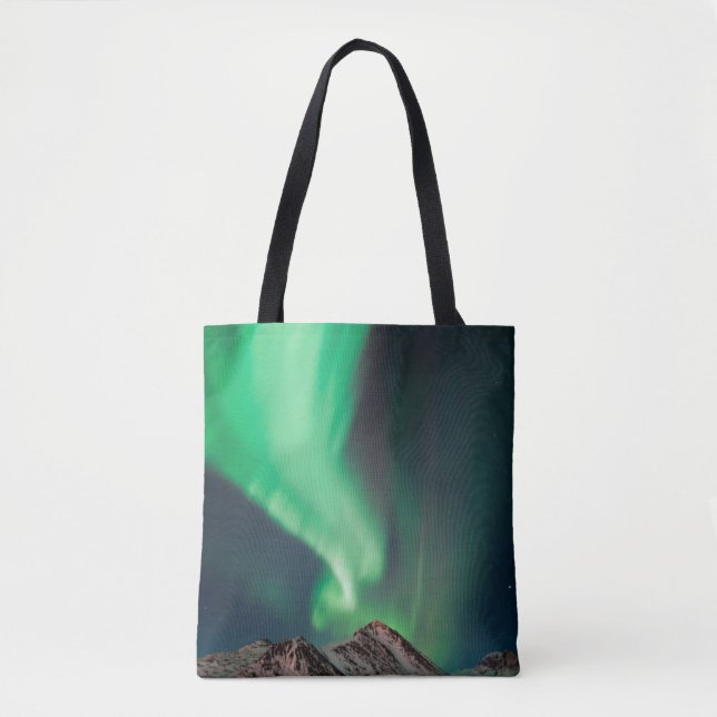 Tote Bag Aurora Borealis | Anchorage, Alaska (Devant)