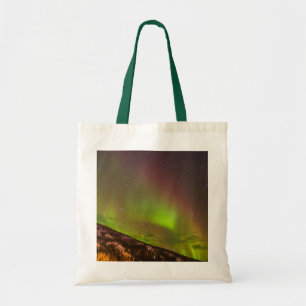 Tote Bag Aurora Borealis Montagnes Fairbanks Alaska