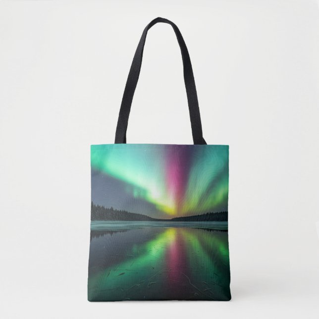 Tote Bag Aurore Boréale (Devant)