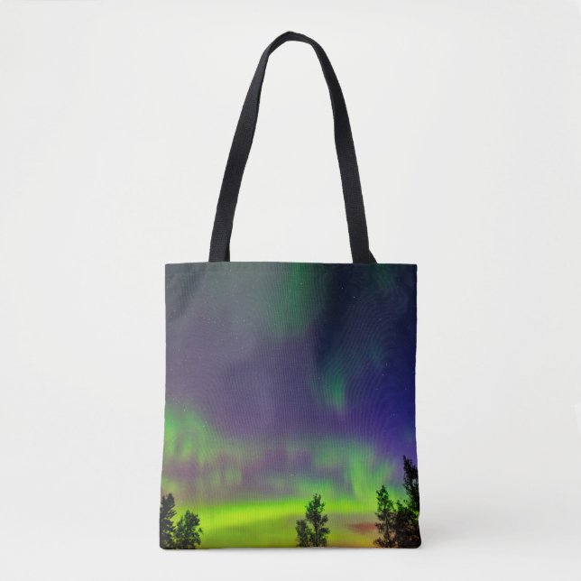 Tote Bag Aurores boréales | Manitoba Canada (Devant)