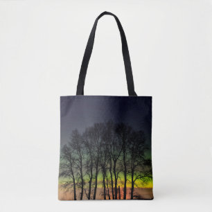 Tote Bag Aurores boréales Manitoba Canada Grande Pointe