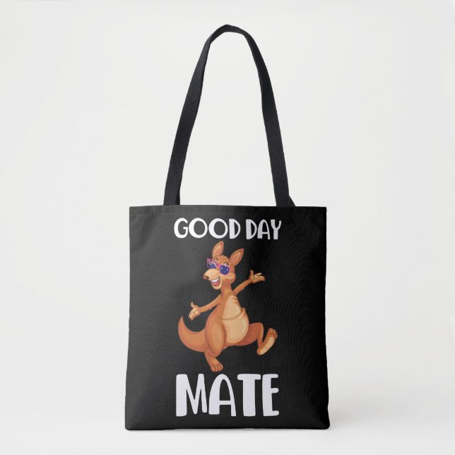 Tote Bag Australie : Aussie, drapeau australien du Kangouro (Devant)