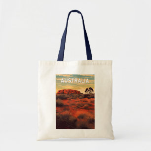 Tote Bag Australie Illustration Travel Art Vintage