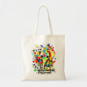 Tote Bag Autism Aware Acceptance Women Kid Its Ok To Be