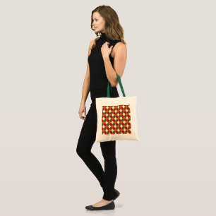 Tote Bag Automne/Automne En vichy motif